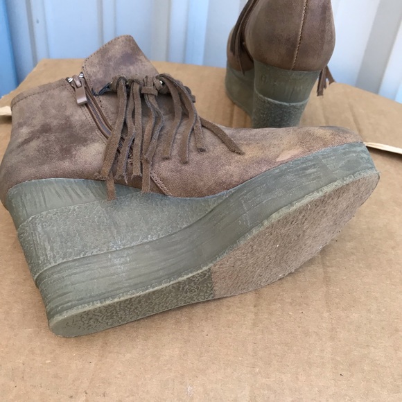 Sbicca Vintage Collection Zepp Wedge Fringe Ankle - Picture 6 of 8